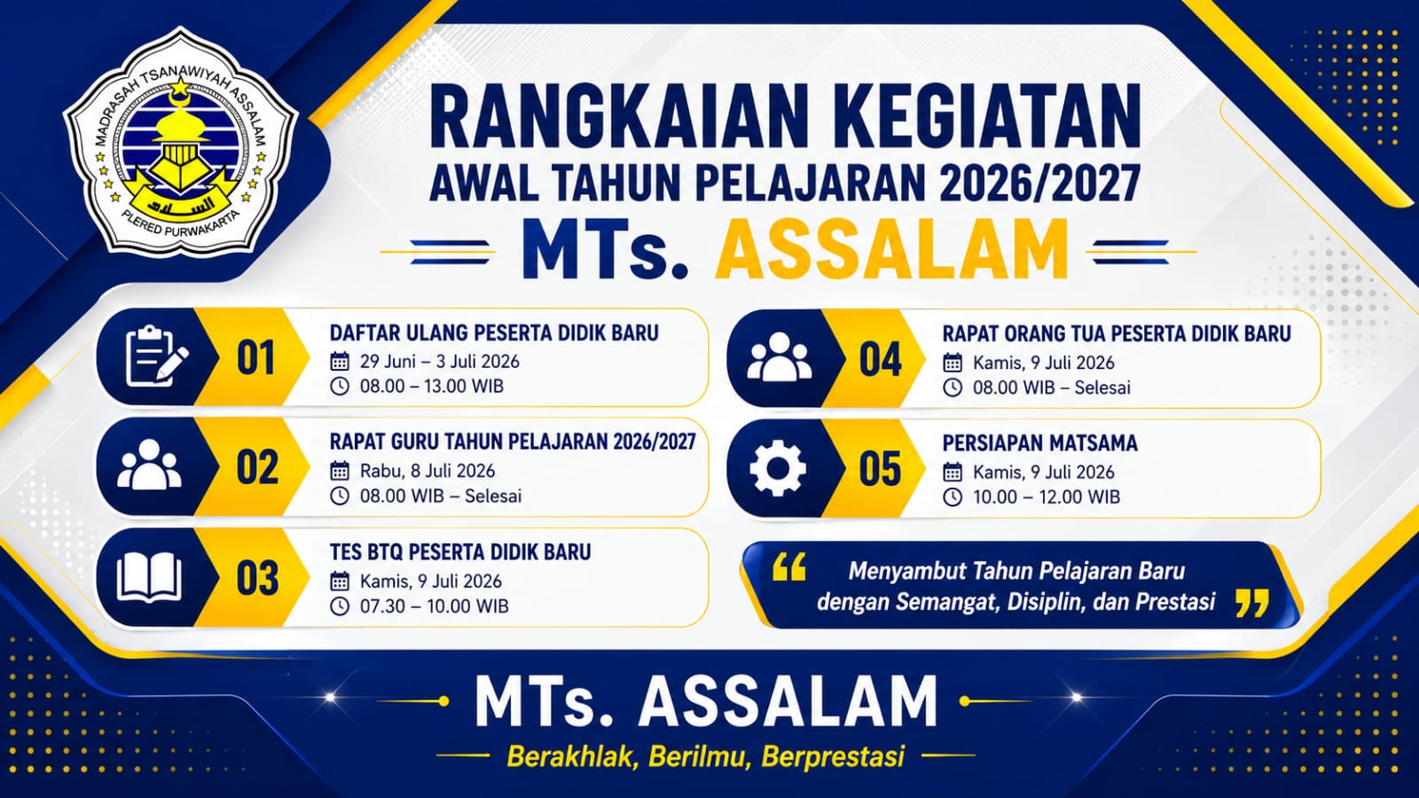 Rapat Orang Tua Murid Baru